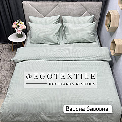 Комплект постільної білизни, колір №87, варена бавовна, арт.634B