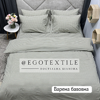 Комплект постільної білизни, колір №71, варена бавовна, арт.641B