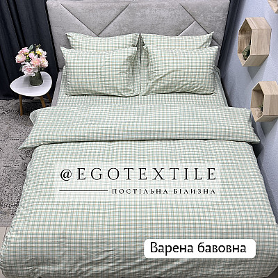 Комплект постільної білизни, колір №77, варена бавовна, арт.642B