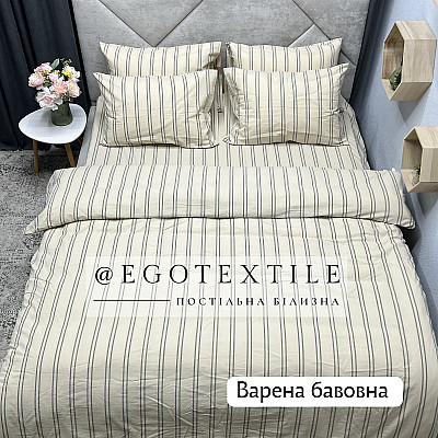 Комплект постільної білизни, колір №89, варена бавовна, арт.643B