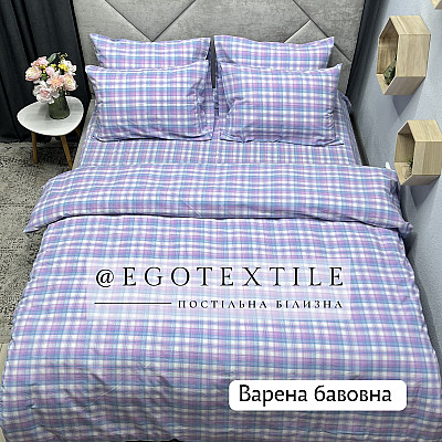 Комплект постільної білизни, колір №43, варена бавовна, арт.644B
