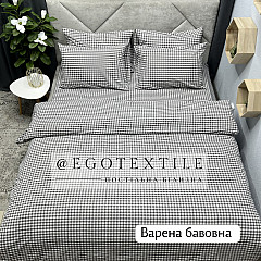 Комплект постільної білизни, колір №64, варена бавовна, арт.647B