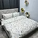 Комплект постельного белья, LUX Digital Sateen, белый с колосьями undefined 503S
